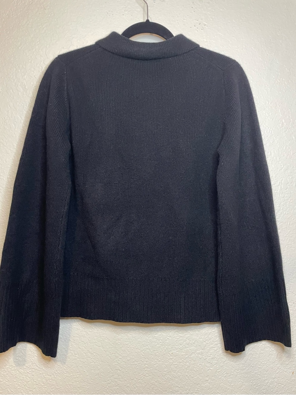 J. Crew Milano-stitch black cardigan - Picture 5 of 7